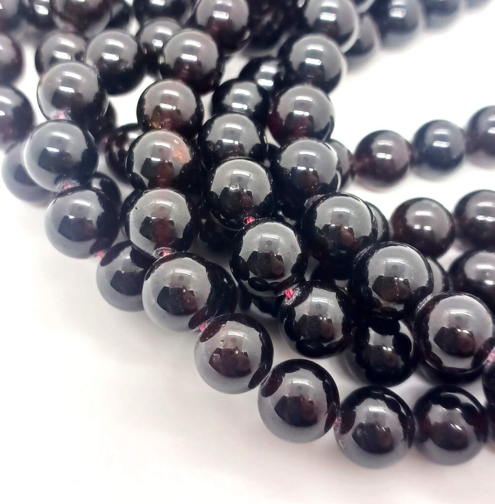 red garnet 01127 round 12mm