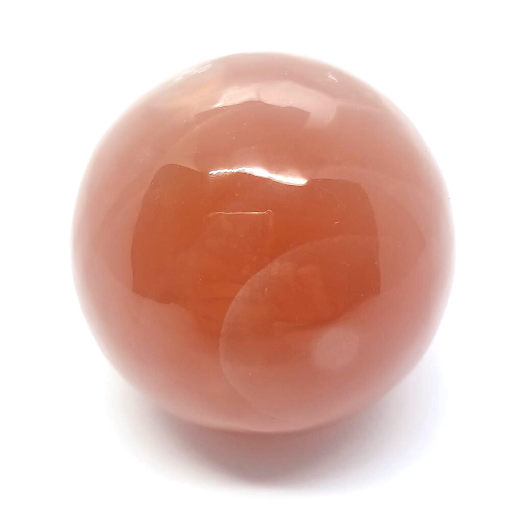 honey calcite sphere 0296
