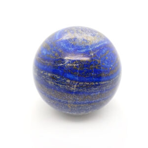 Lapis Lazuli Sphere Lines Pattern over 1kg