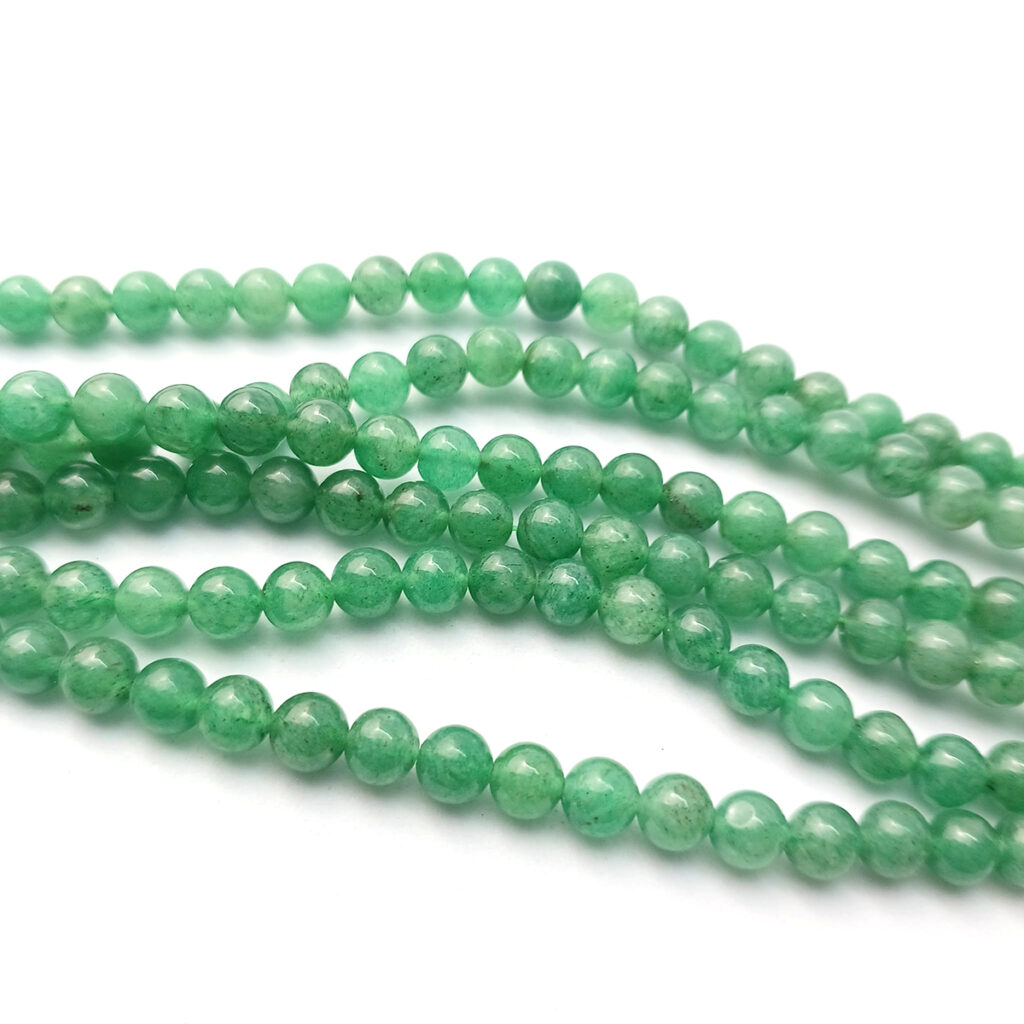 Aventurine green 01055 round 6mm