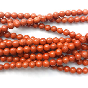 red jasper 01063 round 4mm