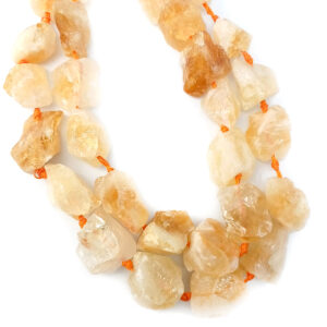 citrine 0535 rough big size beads